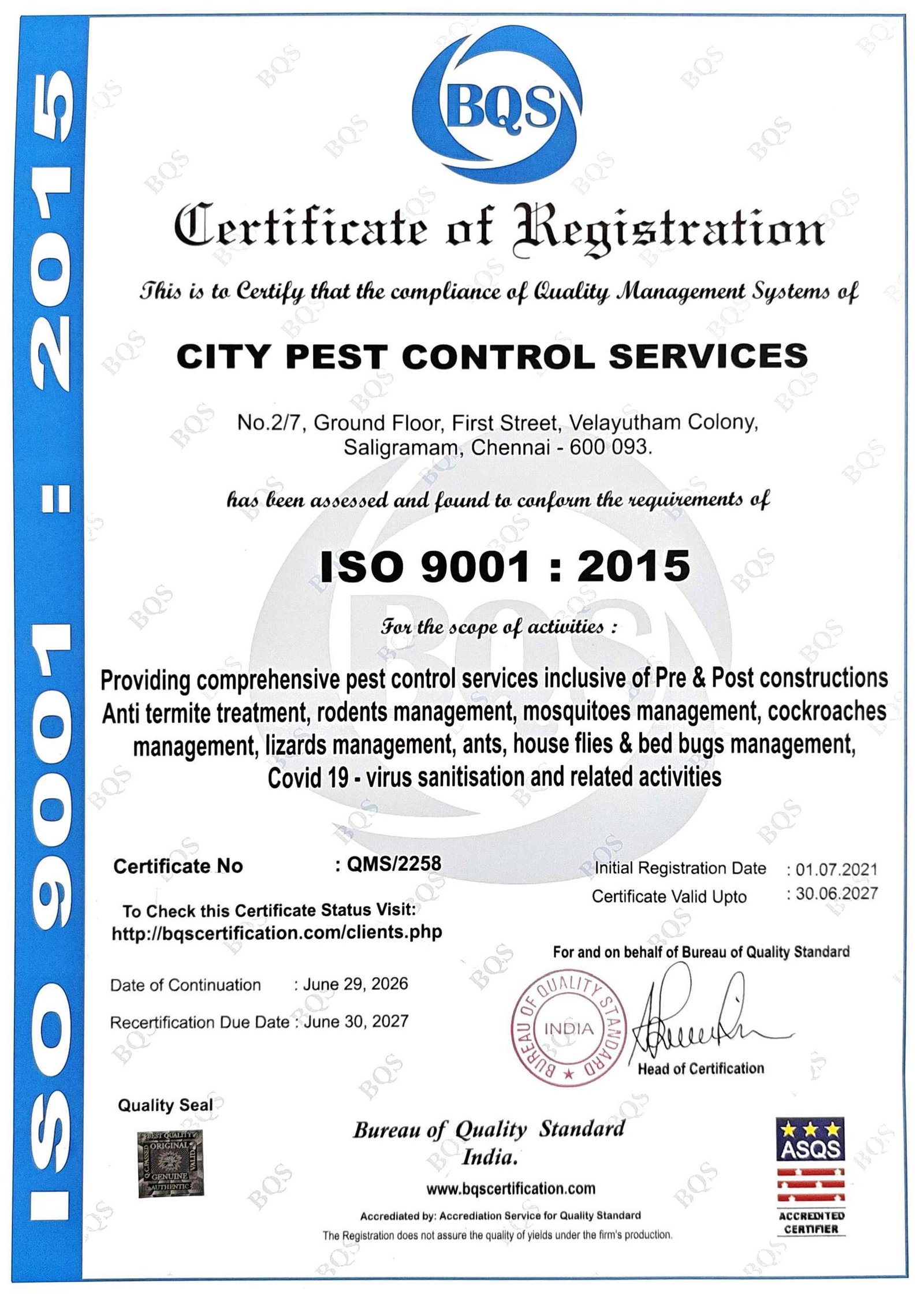 ISO 9001:2015
